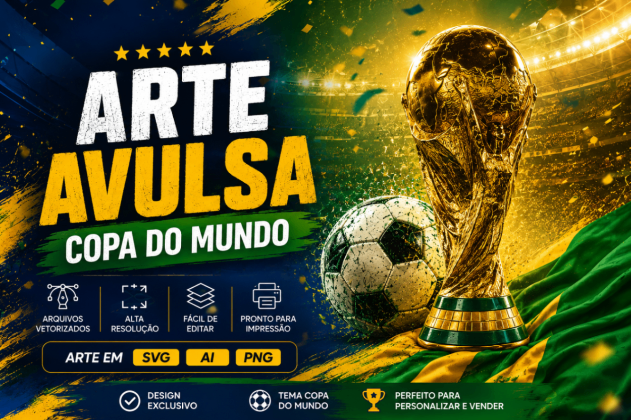 Pack 3 Artes copa do Mundo